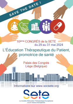 SAVE THE DATE - Xe CONGRES SETE24 - LIEGE